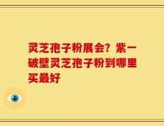 灵芝孢子粉展会？紫一破壁灵芝孢子粉到哪里买最好