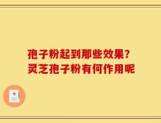 孢子粉起到那些效果？灵芝孢子粉有何作用呢