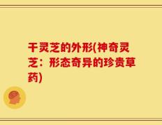 干灵芝的外形(神奇灵芝：形态奇异的珍贵草药)