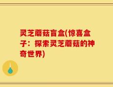 灵芝蘑菇盲盒(惊喜盒子：探索灵芝蘑菇的神奇世界)