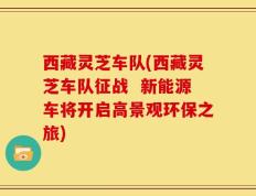 西藏灵芝车队(西藏灵芝车队征战  新能源车将开启高景观环保之旅)