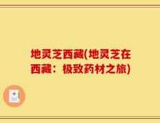 地灵芝西藏(地灵芝在西藏：极致药材之旅)