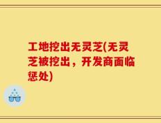 工地挖出无灵芝(无灵芝被挖出，开发商面临惩处)
