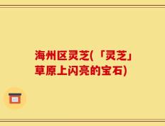 海州区灵芝(「灵芝」草原上闪亮的宝石)
