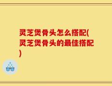 灵芝煲骨头怎么搭配(灵芝煲骨头的最佳搭配)