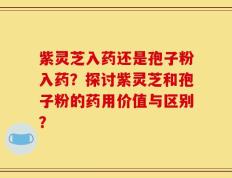 紫灵芝入药还是孢子粉入药？探讨紫灵芝和孢子粉的药用价值与区别？