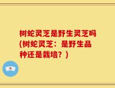 树蛇灵芝是野生灵芝吗(树蛇灵芝：是野生品种还是栽培？)