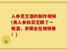人参灵芝酒的制作视频(用人参和灵芝酿了一瓶酒，步骤全在视频里！)