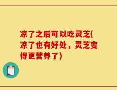凉了之后可以吃灵芝(凉了也有好处，灵芝变得更营养了)
