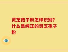 灵芝孢子粉怎样识别？什么是纯正的灵芝孢子粉