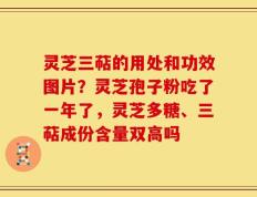 灵芝三萜的用处和功效图片？灵芝孢子粉吃了一年了，灵芝多糖、三萜成份含量双高吗