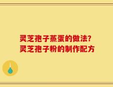 灵芝孢子蒸蛋的做法？灵芝孢子粉的制作配方
