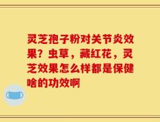 灵芝孢子粉对关节炎效果？虫草，藏红花，灵芝效果怎么样都是保健啥的功效啊
