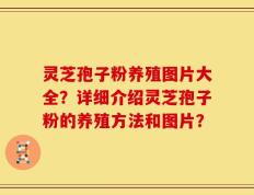 灵芝孢子粉养殖图片大全？详细介绍灵芝孢子粉的养殖方法和图片？