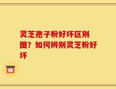 灵芝孢子粉好坏区别 图？如何辨别灵芝粉好坏
