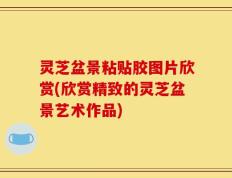 灵芝盆景粘贴胶图片欣赏(欣赏精致的灵芝盆景艺术作品)