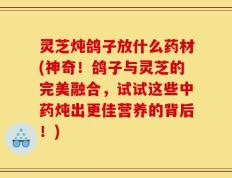 灵芝炖鸽子放什么药材(神奇！鸽子与灵芝的完美融合，试试这些中药炖出更佳营养的背后！)