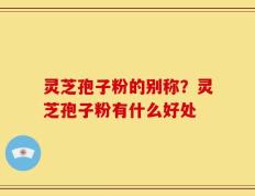 灵芝孢子粉的别称？灵芝孢子粉有什么好处