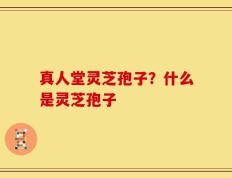 真人堂灵芝孢子？什么是灵芝孢子