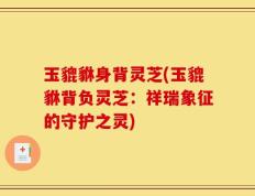 玉貔貅身背灵芝(玉貔貅背负灵芝：祥瑞象征的守护之灵)