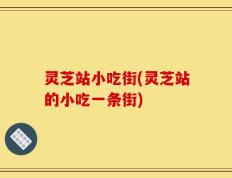 灵芝站小吃街(灵芝站的小吃一条街)