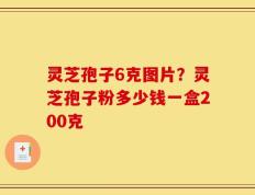 灵芝孢子6克图片？灵芝孢子粉多少钱一盒200克
