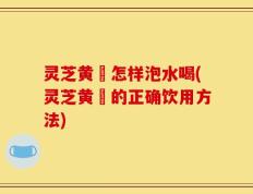 灵芝黄茋怎样泡水喝(灵芝黄茋的正确饮用方法)