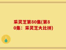 采灵芝第80集(第80集：采灵芝大比拼)