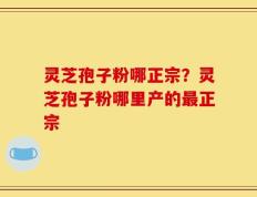 灵芝孢子粉哪正宗？灵芝孢子粉哪里产的最正宗