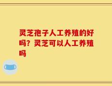 灵芝孢子人工养殖的好吗？灵芝可以人工养殖吗
