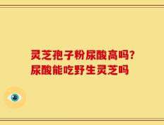 灵芝孢子粉尿酸高吗？尿酸能吃野生灵芝吗
