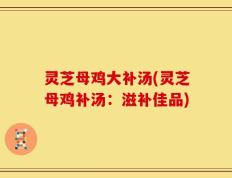 灵芝母鸡大补汤(灵芝母鸡补汤：滋补佳品)