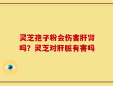 灵芝孢子粉会伤害肝肾吗？灵芝对肝脏有害吗