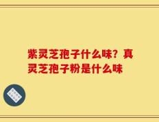 紫灵芝孢子什么味？真灵芝孢子粉是什么味