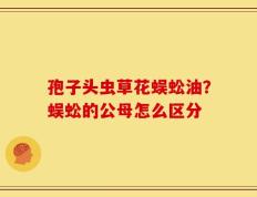 孢子头虫草花蜈蚣油？蜈蚣的公母怎么区分
