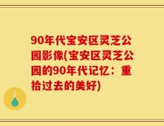 90年代宝安区灵芝公园影像(宝安区灵芝公园的90年代记忆：重拾过去的美好)