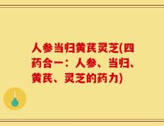 人参当归黄芪灵芝(四药合一：人参、当归、黄芪、灵芝的药力)