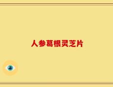 人参葛根灵芝片