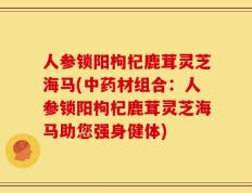 人参锁阳枸杞鹿茸灵芝海马(中药材组合：人参锁阳枸杞鹿茸灵芝海马助您强身健体)