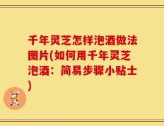 千年灵芝怎样泡酒做法图片(如何用千年灵芝泡酒：简易步骤小贴士)