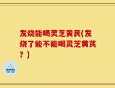发烧能喝灵芝黄芪(发烧了能不能喝灵芝黄芪？)