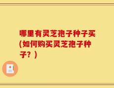 哪里有灵芝孢子种子买(如何购买灵芝孢子种子？)