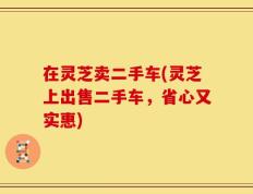 在灵芝卖二手车(灵芝上出售二手车，省心又实惠)