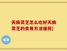天麻灵芝怎么吃好天麻灵芝的食用方法推荐)
