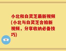 小北和白灵芝最新视频(小北与白灵芝合拍新视频，分享收纳必备技巧)