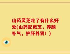 山药灵芝吃了有什么好处(山药配灵芝，养颜补气，护肝养胃！)