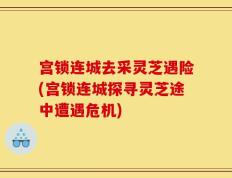 宫锁连城去采灵芝遇险(宫锁连城探寻灵芝途中遭遇危机)