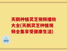 天鹅种植灵芝视频播放大全(天鹅灵芝种植视频全集享受健康生活)