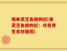 地参灵芝鱼胶枸杞(参灵芝鱼胶枸杞：珍贵养生食材推荐)
