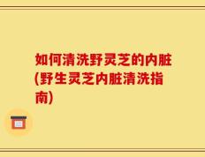 如何清洗野灵芝的内脏(野生灵芝内脏清洗指南)